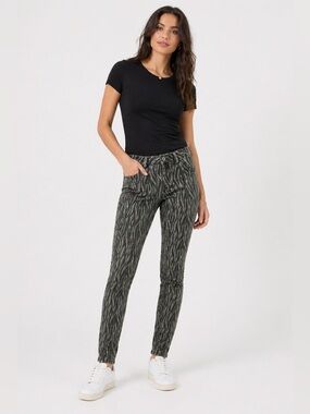 Garcia Celia Superslim High Waist Jeans Zebra Print W28 L30 NWT